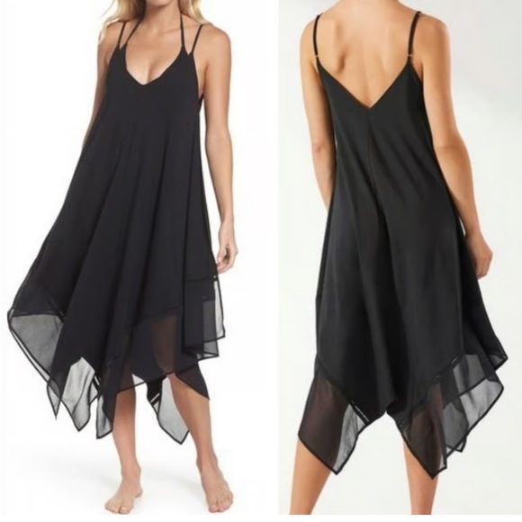 Tommy Bahama Dresses & Skirts - Tommy Bahama Black High Low Dress